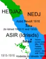 Mapa de Asir 1915-1916