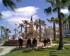 Vista general de la Plaza Saad Zaghlul Pachá en Alejandría