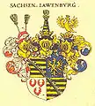 Escudo de Lauenburgo en 1605.