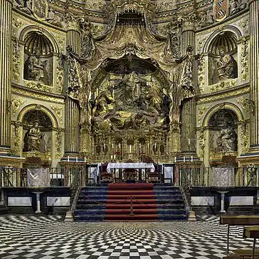 Altar Mayor de la Capilla del Salvador.