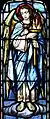 Vidriera del arcángel Uriel en la Iglesia Católica de San Antonio de Padua, Dayton, Ohio