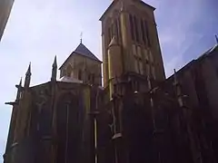 Cabecera de la basílica gótica