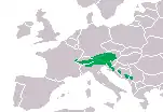 Distribución de la Salamandra alpina