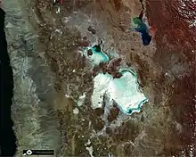 Salar de Uyuni - Bolivia, por satélite CBERS-4