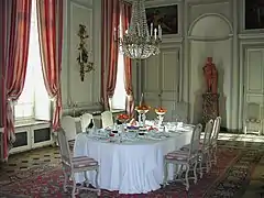 La sala del comedor.