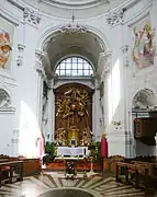 Vista del altar mayor