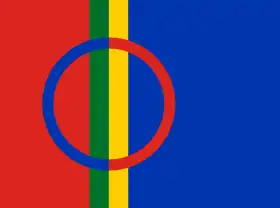 Bandera del pueblo sami