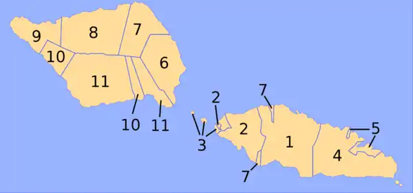 Political Districts of Samoa