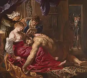 Sansón y Dalila, de Rubens, hacia 1609-1610, National Gallery, Londres