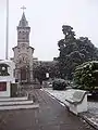 Nieve en la iglesia