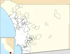 California Quadrangle ubicada en Condado de San Diego