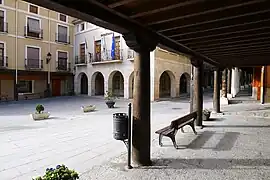 Plaza mayor de San Esteban de Gormaz.