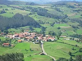 San Vicente del Monte visto desde La Cubilleja.