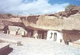 Cueva del Santo Hermano Pedro en El Médano (Granadilla de Abona, Tenerife), dedicado al primer santo canario, San Pedro de San José Betancur.