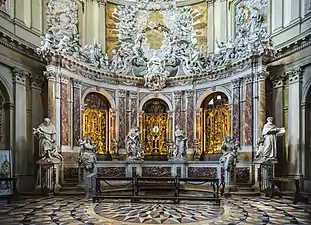 Capilla de las Reliquias (Parodi y asistentes, 1689-1697), basílica de San Antonio de Padua