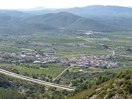 Vista desde la subida al castillo