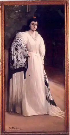 Retrato de Maria Riquelme de Santiago Rusiñol