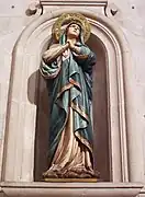 Estatua de Nuestra Señora de los Dolores.