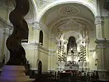 El interior de la Iglesia de San José, anexa al Seminario de San José.