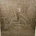 Isis alada al pie del sarcófago de Ramsés III, siglo XII a. C.