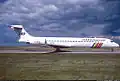 El MD-87 involucrado en la colisión, fotografiado en agosto de 1993.