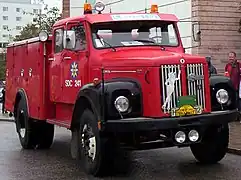 Camión de bomberos Scania L80 1975