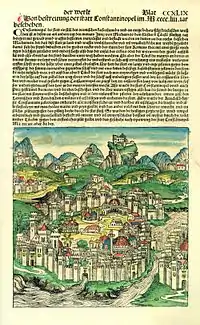 Sobre la toma de Constantinopla en 1453