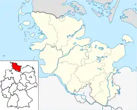 Delve ubicada en Schleswig-Holstein
