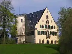Schloss Rosenau (1808-1817), reconstruido por Karl Friedrich Schinkel