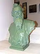 Busto de Schulek Frigyes en el Museo Zsolnay de Pécs, obra de Strobl Alajos (ca. 1907)