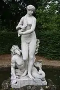 Estatua de Gabriël Grupello en el Palacio de Schwetzingen