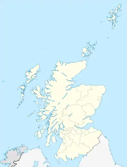 Dingwall ubicada en Escocia