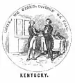 Una versión del sello de Kentucky utilizado durante la Guerra Civil