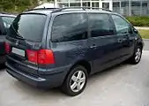 SEAT Alhambra I (segunda serie vista posterior).