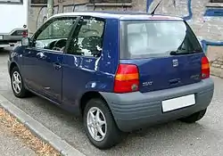 SEAT Arosa primera serie, vista posterior