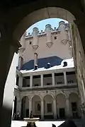 Patio de Armas del Alcázar de Segovia.