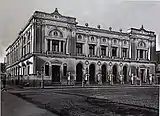 Teatro Victoria en Valparaíso, destruido por el terremoto de 1906 (Valparaíso, 1983)
