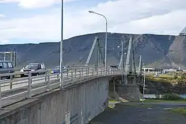 Vista desde el puente sobre el Ölfusá