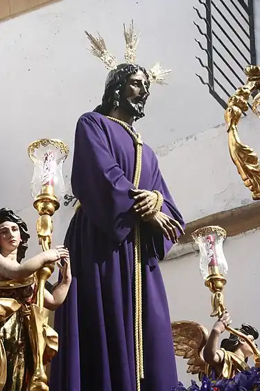 Nuestro Padre Jesús Cautivo en el Abandono de sus Discípulos, titular de Hermandad de Santa Genoveva (Sevilla).