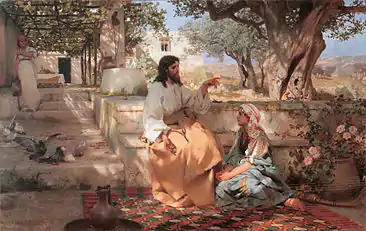 Cristo con Marta y María, 1886