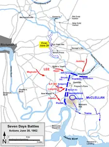 30 de junio de 1862. Batalla de Glendale.