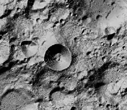 South lunar pole.