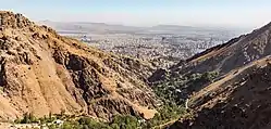 Vista de Teherán desde Shirpala.