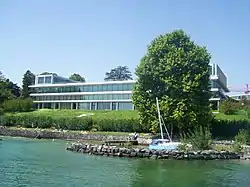 Sede de la UEFA en Nyon, a orillas del lago Lemán
