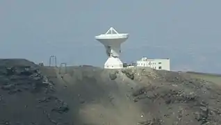 IRAM Telescopio 30m en la Loma de Dilar, cerca del Pico Veleta