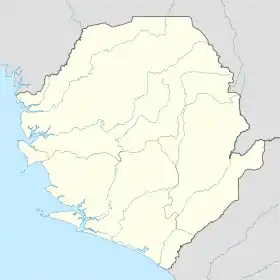 Sengbe ubicada en Sierra Leona