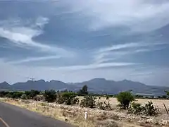 La Sierra del Laurel marca la colindancia entre el sur de Calvillo y el estado de Jalisco.