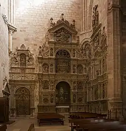 Retablo de don Fadrique de Portugal en la catedral de Sigüenza, de Alonso de Covarrubias, Francisco de Baeza, Sebastián de Almonacid y Juan de Talavera (1520-1529).