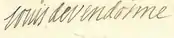 Firma de Luis José de Borbón