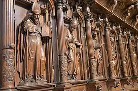 Sillería del coro de la catedral de Lima, de Pedro de Noguera